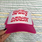 Howdy Darlin Trucker Hat Pink Photo 0