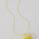 Anthropologie  x Levens Jewels Yellow Hibiscus Necklace Photo 0