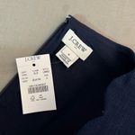 J.Crew  nwt basketweave scallop hem navy dress size 4 Photo 6