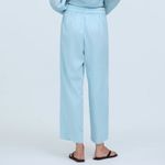 Madewell  Blue Heron‎ Pull-On Straight Leg Cropped Pants Sz 4 NEW Photo 1