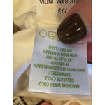 Lilly Pulitzer  Shirt Women Small White Pink Idara‎ One Shoulder Eyelet Pom Pom Photo 11