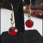 Trendy Red Boho Style Necklace Set Photo 3