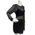 FashioNova Blurred Lines Mesh Romper  Photo 1