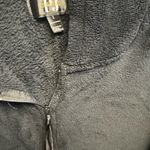 PjEssentials Black Fleece One piece zip up pajamas Size L Photo 5