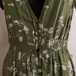 Jaase Moss Green Floral Maxi Dress Size XS Photo 3