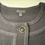 Talbots XL Black Crewneck Cardigan Photo 2