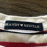 Brandy Melville Red Stripe Shirt Photo 1