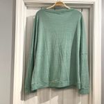 Andthewhy  Boutique Women’s Seafoam Green Long Sleeve Shirt Size L Photo 2