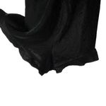 NWT Taylor Black One Piece Velvet Ruffle Trim Cross Back Romper Sz 12 Photo 2