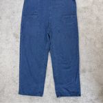 Women’s Denim Open Back Pull On Overall Sleeveless Cotton Blend in Cody Blue XXL Photo 5