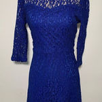 Brixon Ivy  blue lace dress size small Photo 0