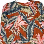 Loft  Tropical Print Open Front Kimono Flowy Duster Lightweight Boho XS Women NWT Photo 6