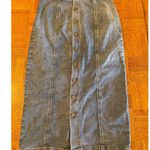 Happily Grey Denim midi skirt S Blue Photo 0