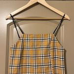 Urban Outfitters  Yellow Plaid Dress Small Photo 2