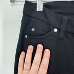 Eileen Fisher Size 2 Black Pants Stretch Jersey Knit Straight Leg Casual Comfort Photo 3