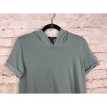 Forever 21  Short sleeve Hoodie sz S tunic green Photo 2