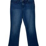 Style & Co SZ 2 Boot Leg Bootcut Jeans Mid-Rise Stretch Pockets Zip-Fly Blue Photo 0