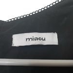 Miaou Campbell Corset Bodysuit Black Women’s Size Small Deadstock Eco Mesh Photo 9