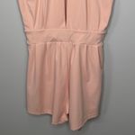 Eugenia Kim Romper Small Pale Pink Mock Neck Sleeveless Belted Tennis Pickleball Photo 11