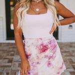 These Three Boutique Purple Tie Dye Skirt Photo 1