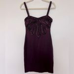 Kardashian Kollection Ruffle Mini Bodycon Convertible Dress Purple Size Medium Photo 3