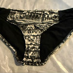 Badgley Mischka Women’s Size 6  Swim Bikini Bottom Black & White NWT Photo 0