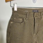 DL1961  Mara straight tan black houndstooth jeans womens size 24 business casual Photo 1