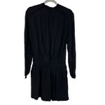 SEE U SOON BLACK LIGHTWEIGHT LONG SLEEVE MINI DRESS SIZE 1 Photo 1