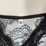 Babydoll Satin Slip Dress Black Lace Trim Y2K Coquette Feminine Whimsigoth Sz M Size M Photo 8