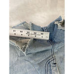 Show Me Your Mumu Blue Arizona High Waisted Denim Shorts Size 26 Distressed Photo 5