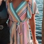 Francesca's Multicolored Romper Photo 0