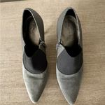 Tahari  Bea Heeled Ankle Boot in Black and Embossed Snake Print Suede Size 6.5 Photo 2