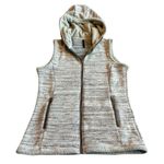 Kuhl Light Grey Fleece Lined Vest w/ Hood Marled Zip-Down Pockets Size Medium Photo 1