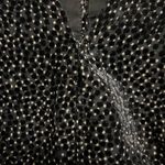 ASTR  the‎ label Florence Princess Sleeve Top Black Velvet Dot Size Medium Photo 2