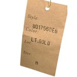 NWT Mandalay Light Gold Beaded Fringe Sequin V Photo 13