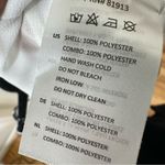 Cooper and Ella  Black & White Rose Floral Pattern Double Strap Blouse, Size M Photo 6