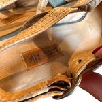 Miz Mooz  Green & Tan Leather Eva Slingback Heels Size 8 Photo 5