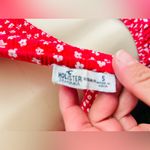 Hollister  Floral Print Romper Smocked Open Back With Pockets size small Photo 5