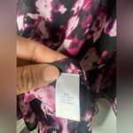 Jennifer Lopez Pink and Black Patterned Blouse size medium Photo 7