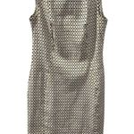 Calvin Klein  Black and Cream Mini Dress Size 4 Business Casual Photo 0