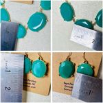 Tasha 3pc Fashion Jewelry Set Green Statement Necklace Dangle Earrings Bracelet Green Photo 6