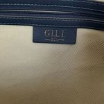 G.I.L.I Got it Love It Navy Blue Leather Large Bucket Handbag NWOT Photo 8