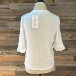 Goldie NWT  Link Embroidery Ruffle Sleeve Top White Size Small Photo 6