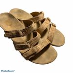 Vionic  Radia Gold Cork Wedge Comfort Sandals Women's‎ Size 7 Photo 1