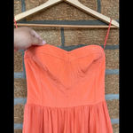 Rebecca Taylor  coral bustier dress w full skirt Photo 1