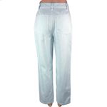 Aritzia Sun-deh Light Blue Straight Wide Leg Mid-Rise Ankle Pants Denim Jeans 2 Photo 2
