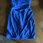 La Femme Lace-Up Back Minidress, Size 2, Royal Blue, $228 Photo 3
