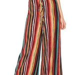 Free People  rainbow Stripe Wide Leg Comfort Pants Size XS Photo 0