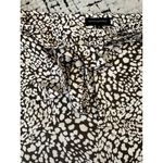 Banana Republic Brown White Animal Print Belted Shorts Size 18 Photo 3