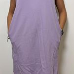Lilac Scalloped Hem Sleeveless Dress Photo 0